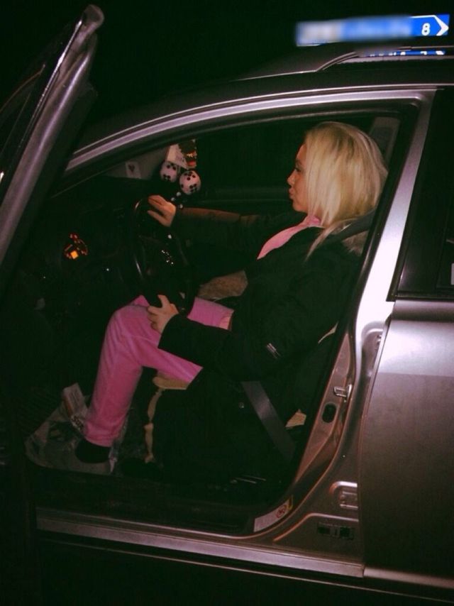 Girl car