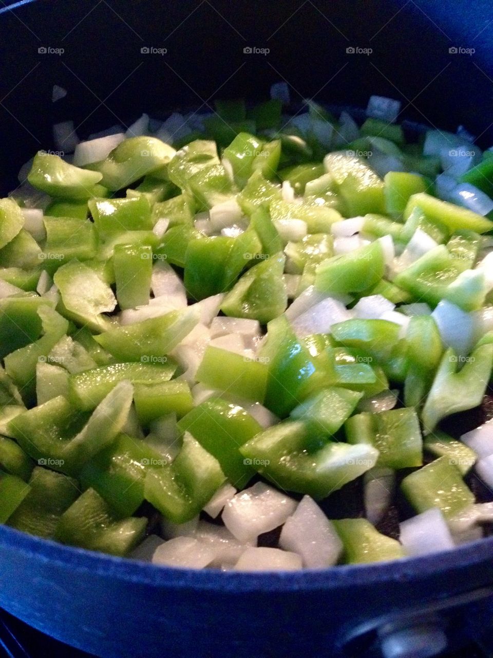 Sautéed Onion and Green  Pepper