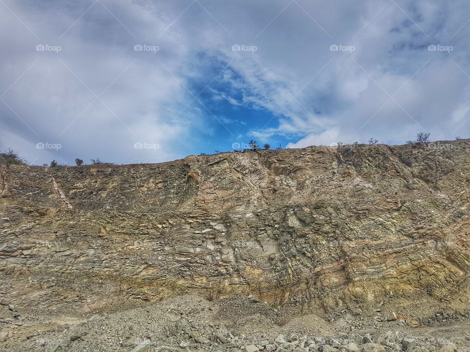 open pit mine