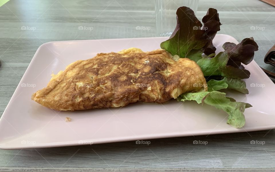 Just an omelette 
