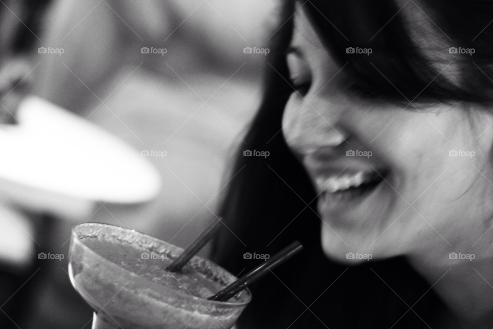 girl happy teeth brunette by ahilton2007