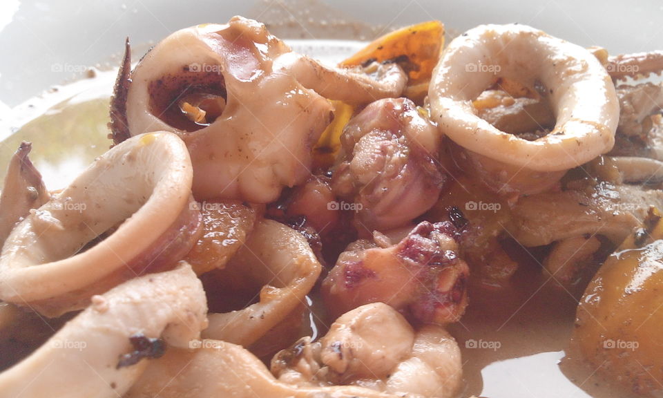 squid dish