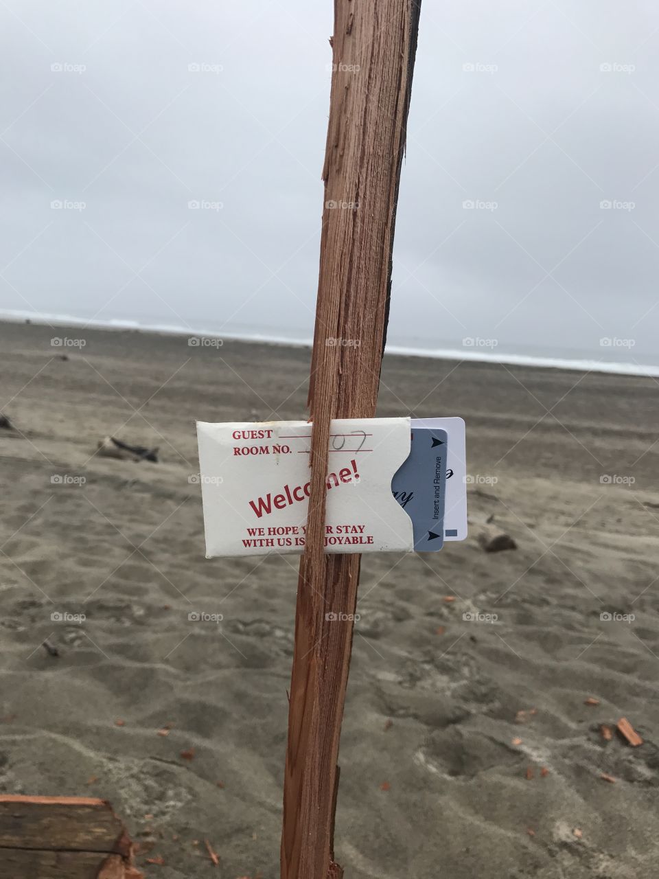 Key cards and beaches