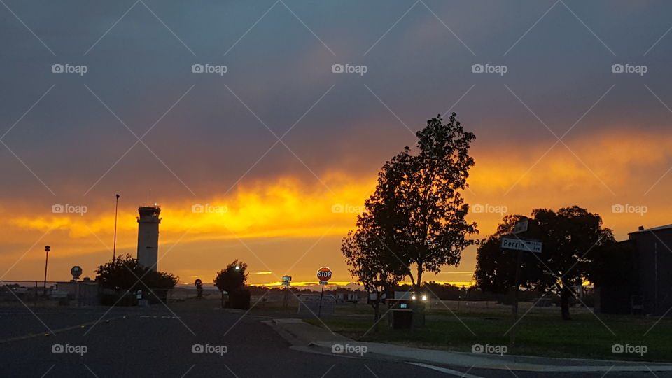 a week after the 2017 eclipse. Orange scenery