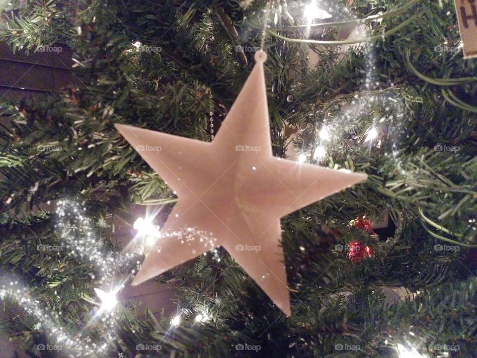 Christmas tree decoration star