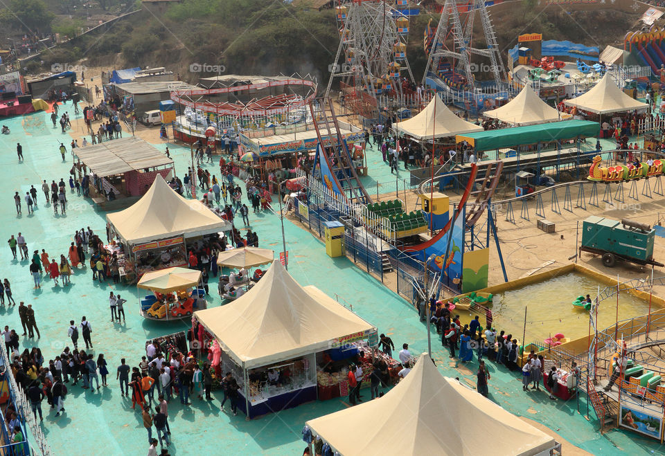 Worlds largest crafts fair mela in surajkund, faridabad, haryana, India