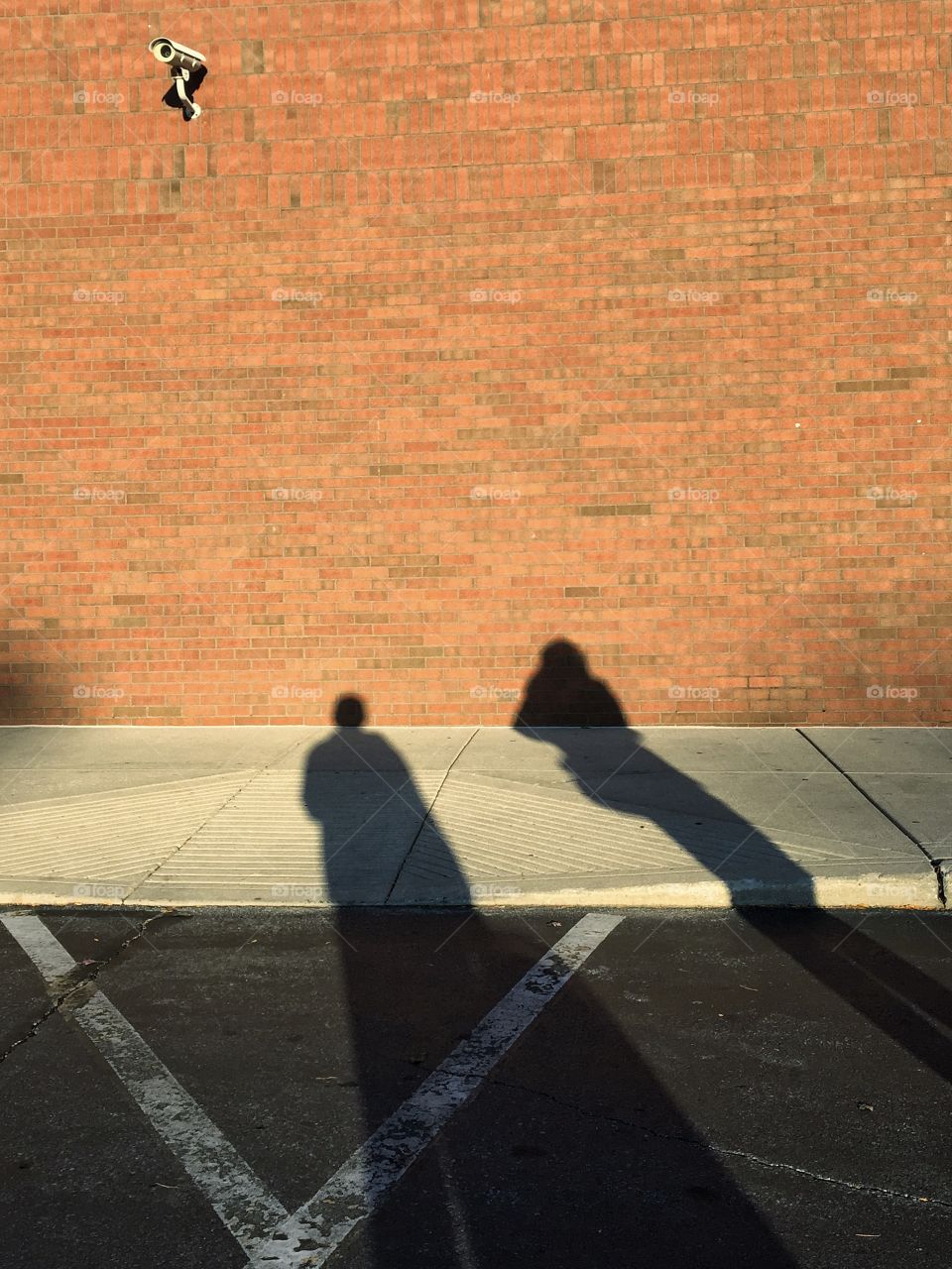 Shadows on brick
