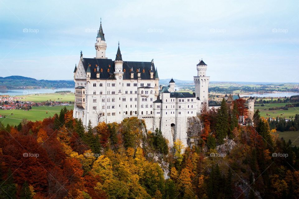Neuschwanstein castle in Bavaria, Germany