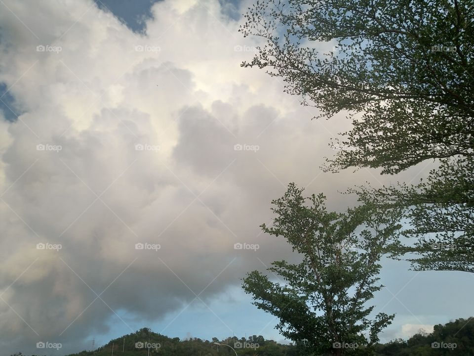 Beautiful cloudy sky.