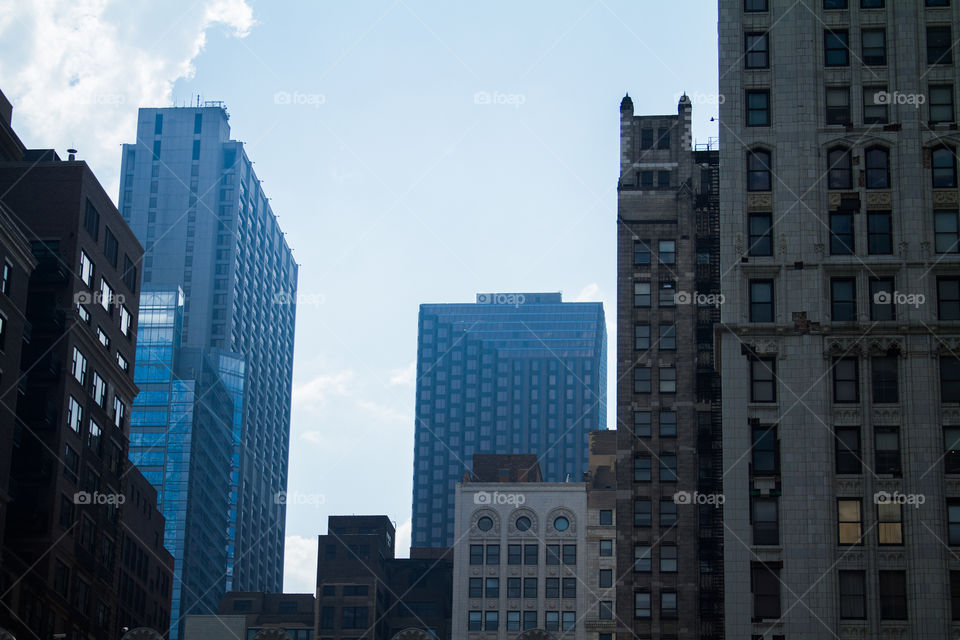 Chicago . part of the Chicago skyline 