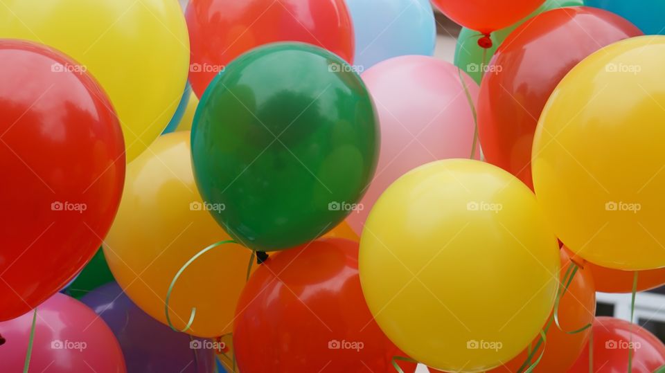 Balloon, No Person, Helium, Fun, Bright