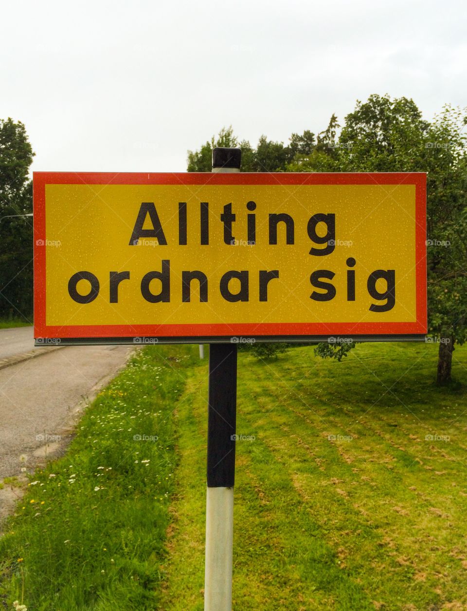 Allting ordnar sig