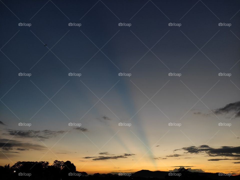 A beauty of sunset view.