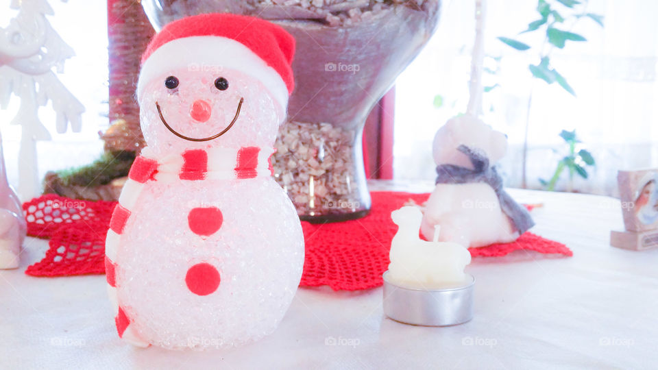 Snowman. winter decoration