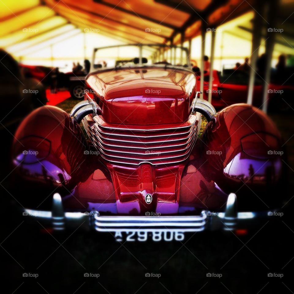 Exhibit. Classic car - 1936 Cord 810