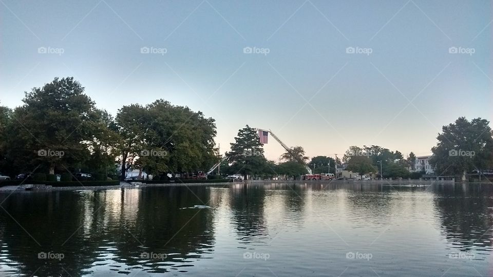 The Lake at City Park for 9/11 Remembrance