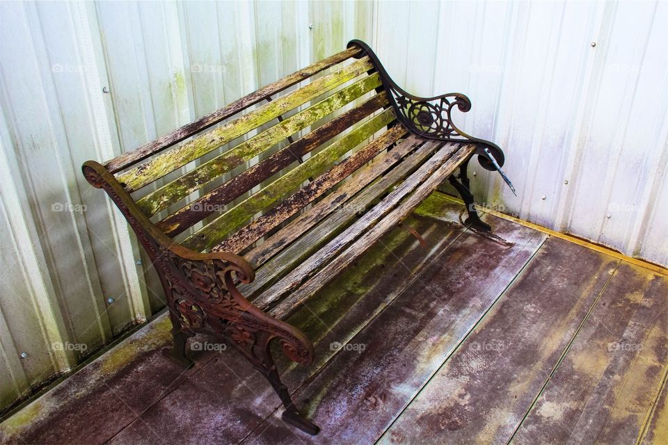Forgotten bench.