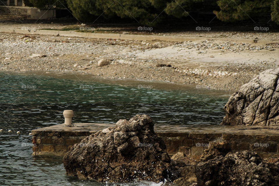 Scenic view of pier over sea
