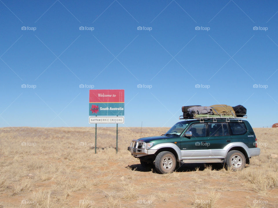 Outback Australia crossing into South Australia.