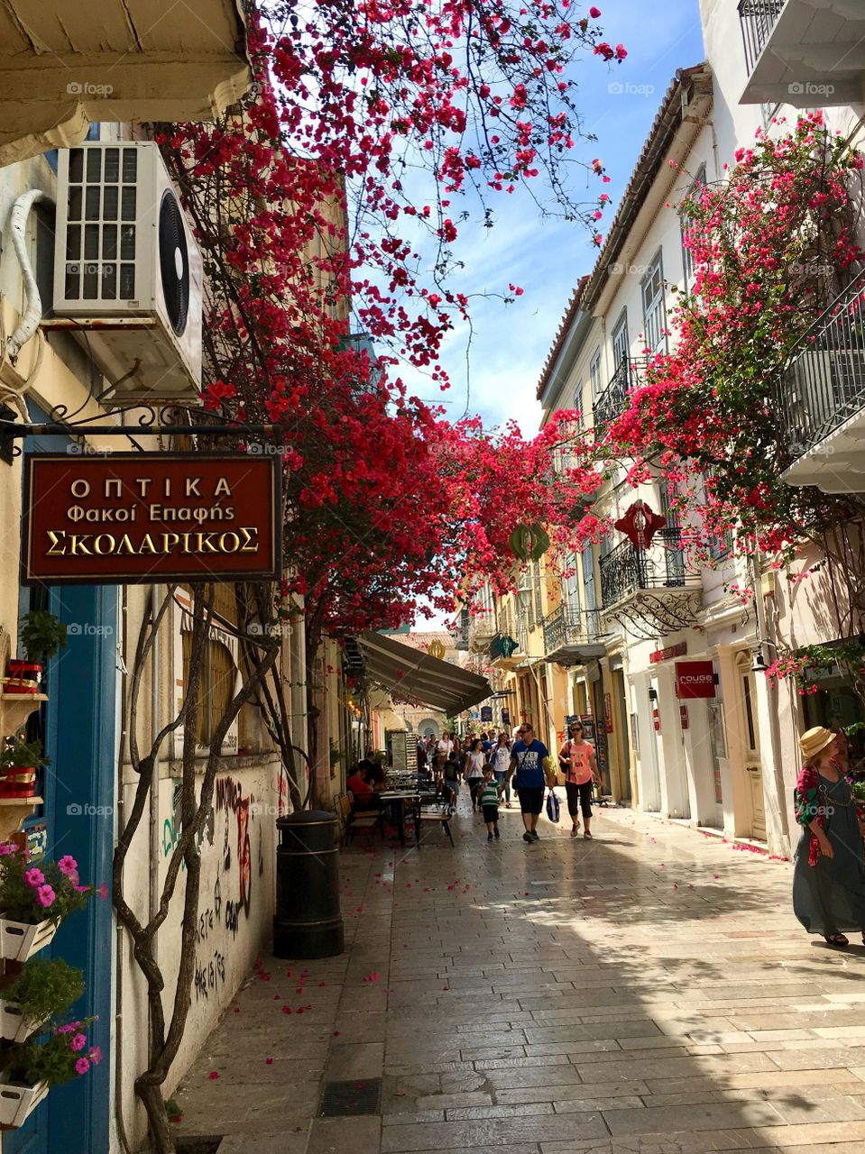 Streets of Nafplio, Greece