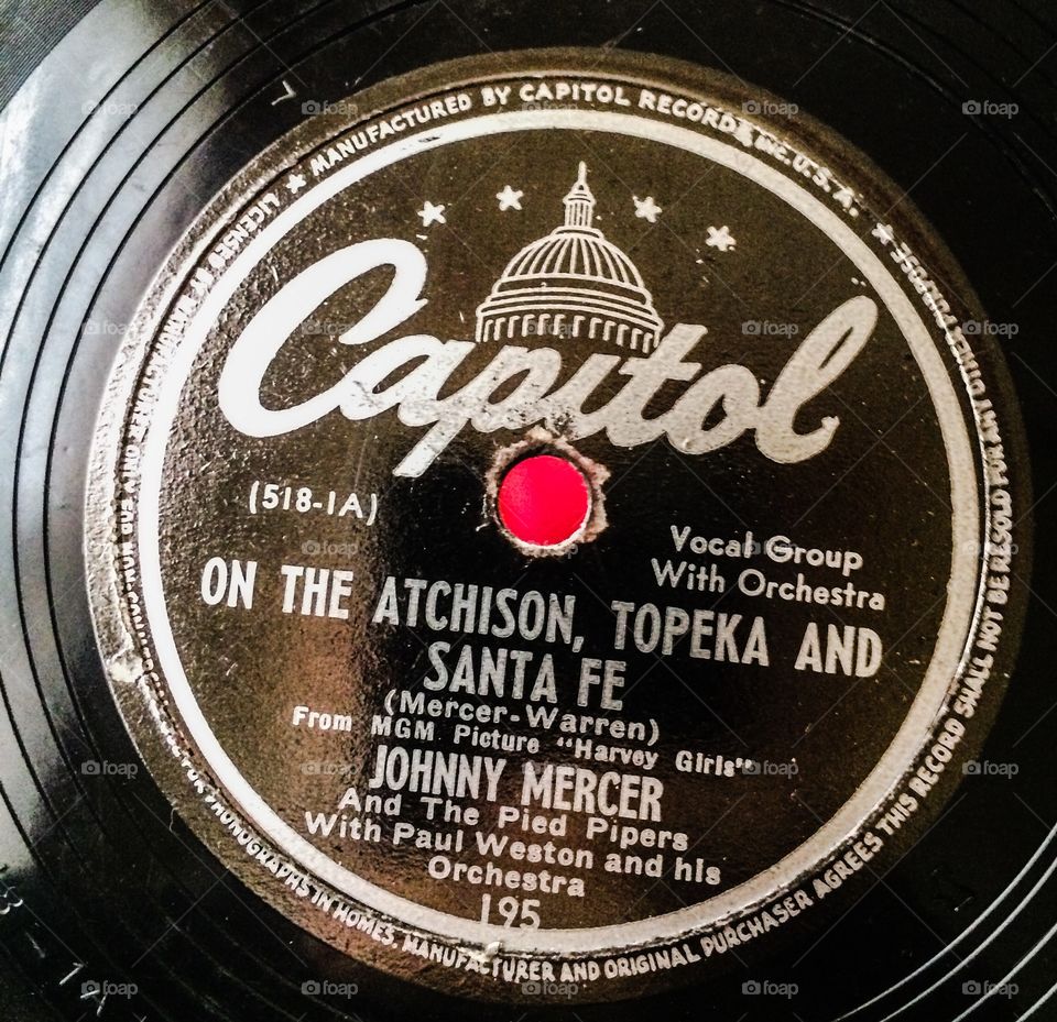Nothing like an old 78 rpm record to send you back in time. 
