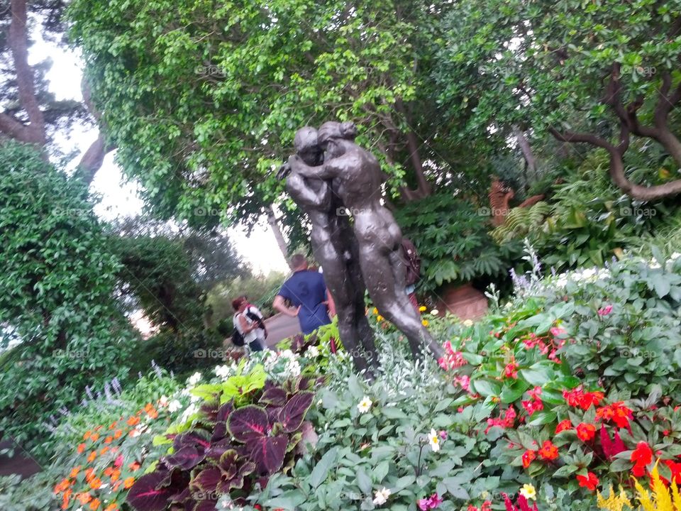 Statues in the park