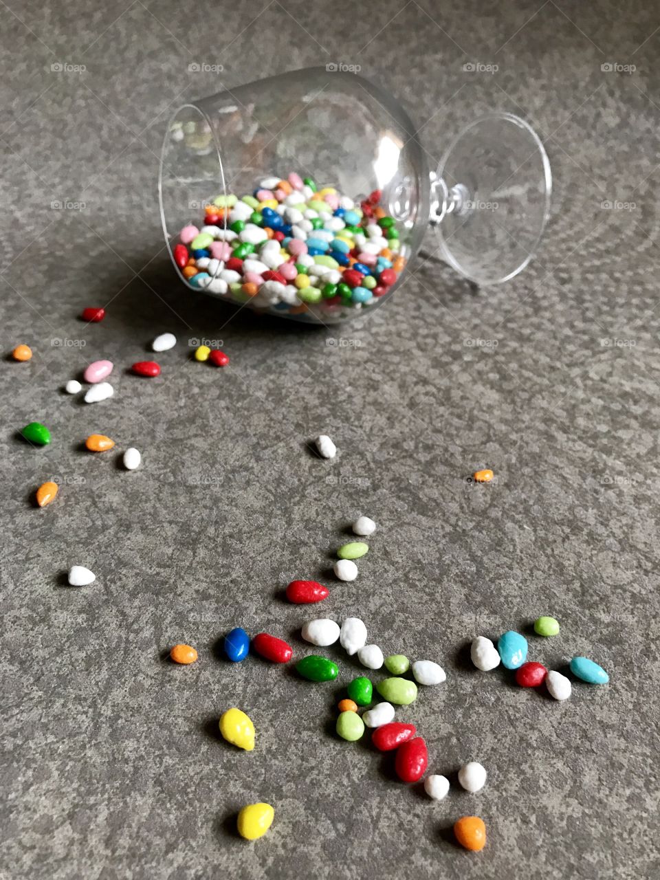 Dropped candy 