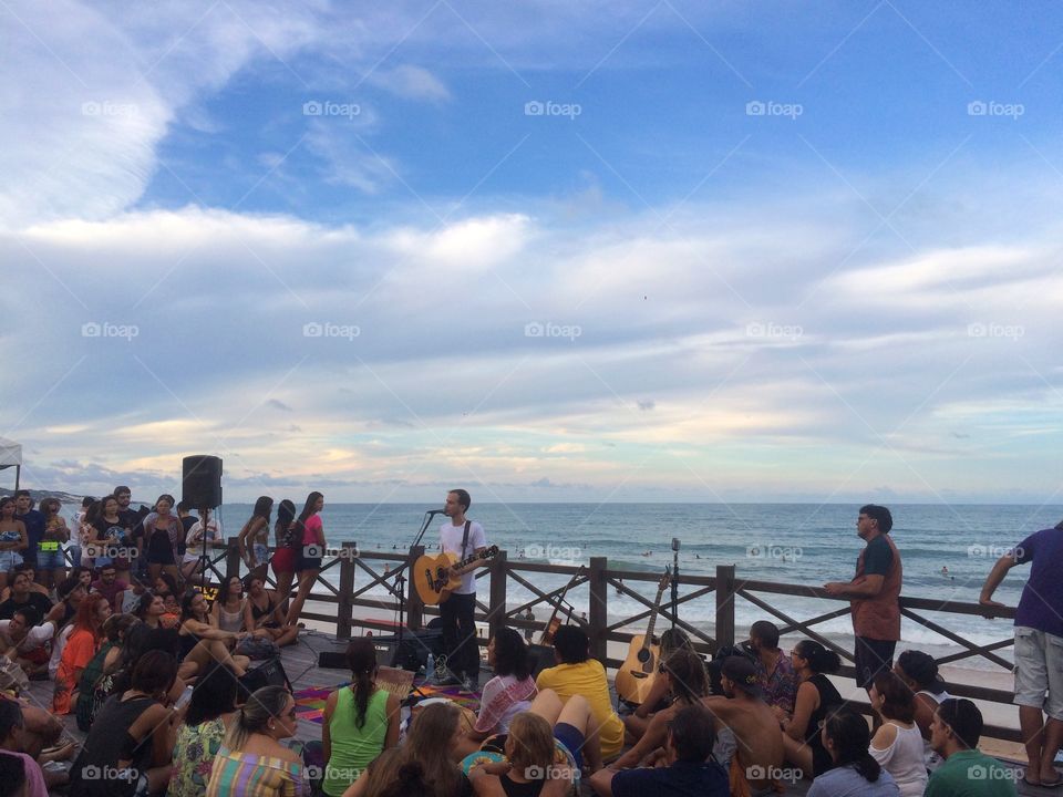 Concert at the beach 