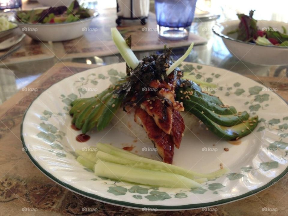 food sushi rice cucumber by itsAus