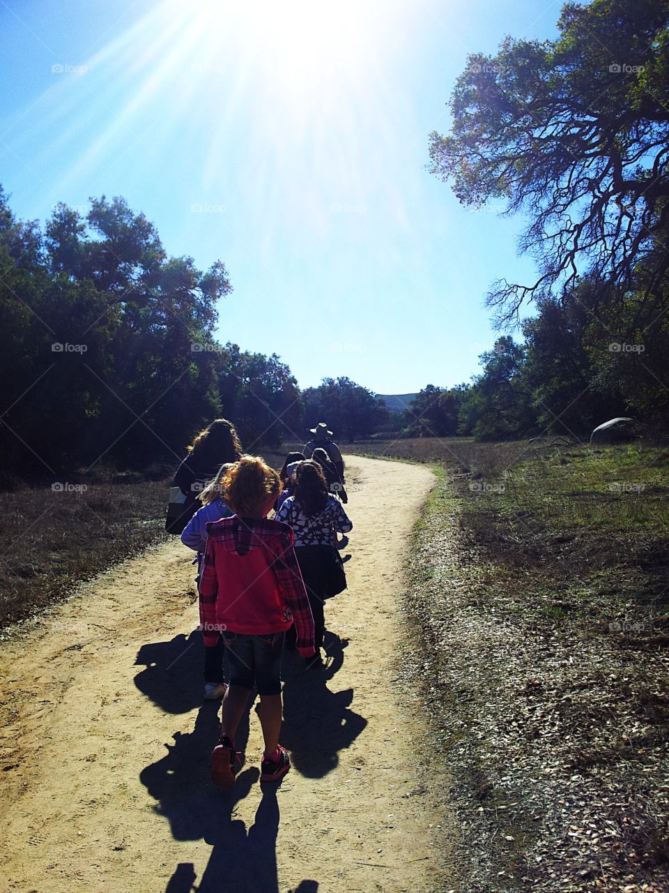 marching we will go. field trip with son's class