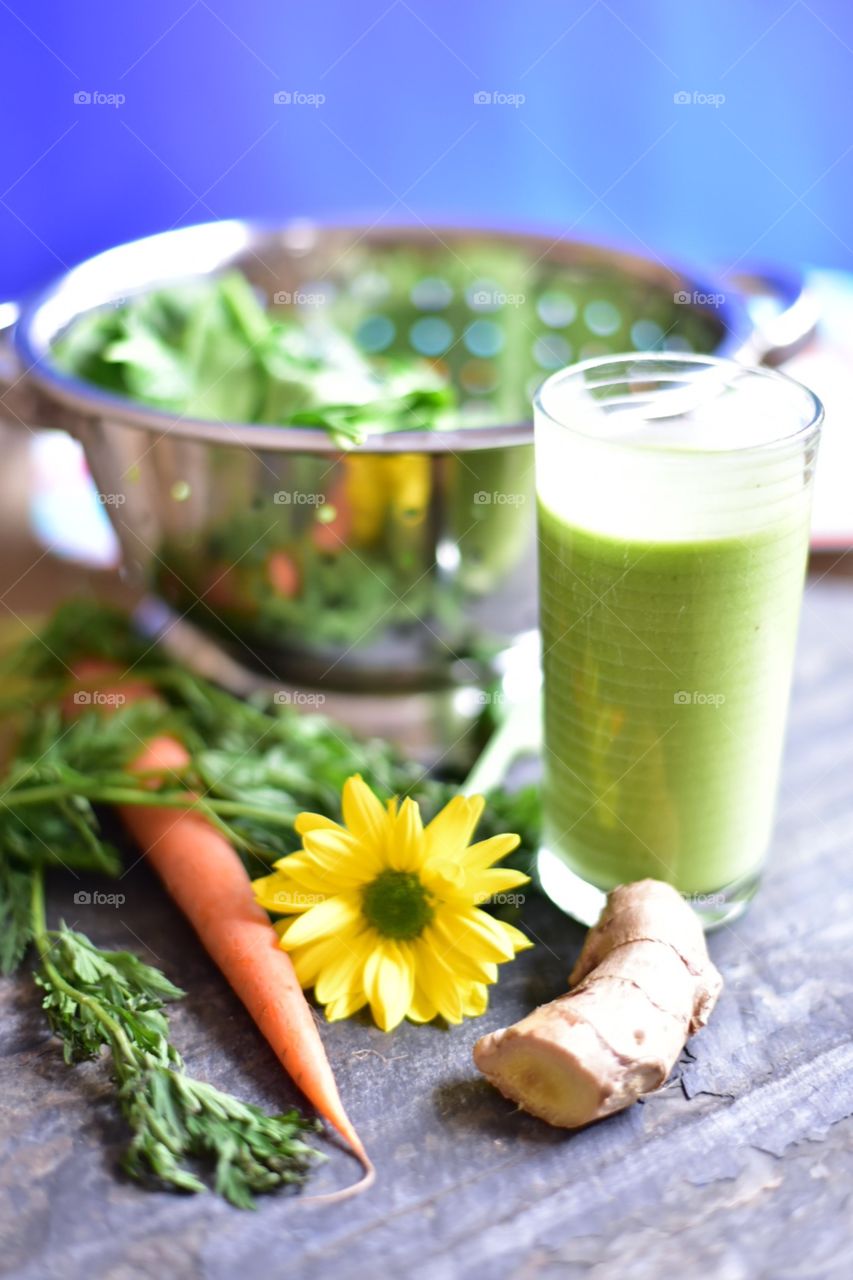 Need your daily serving of Fresh vegetables in a hurry? Veggie smoothies.