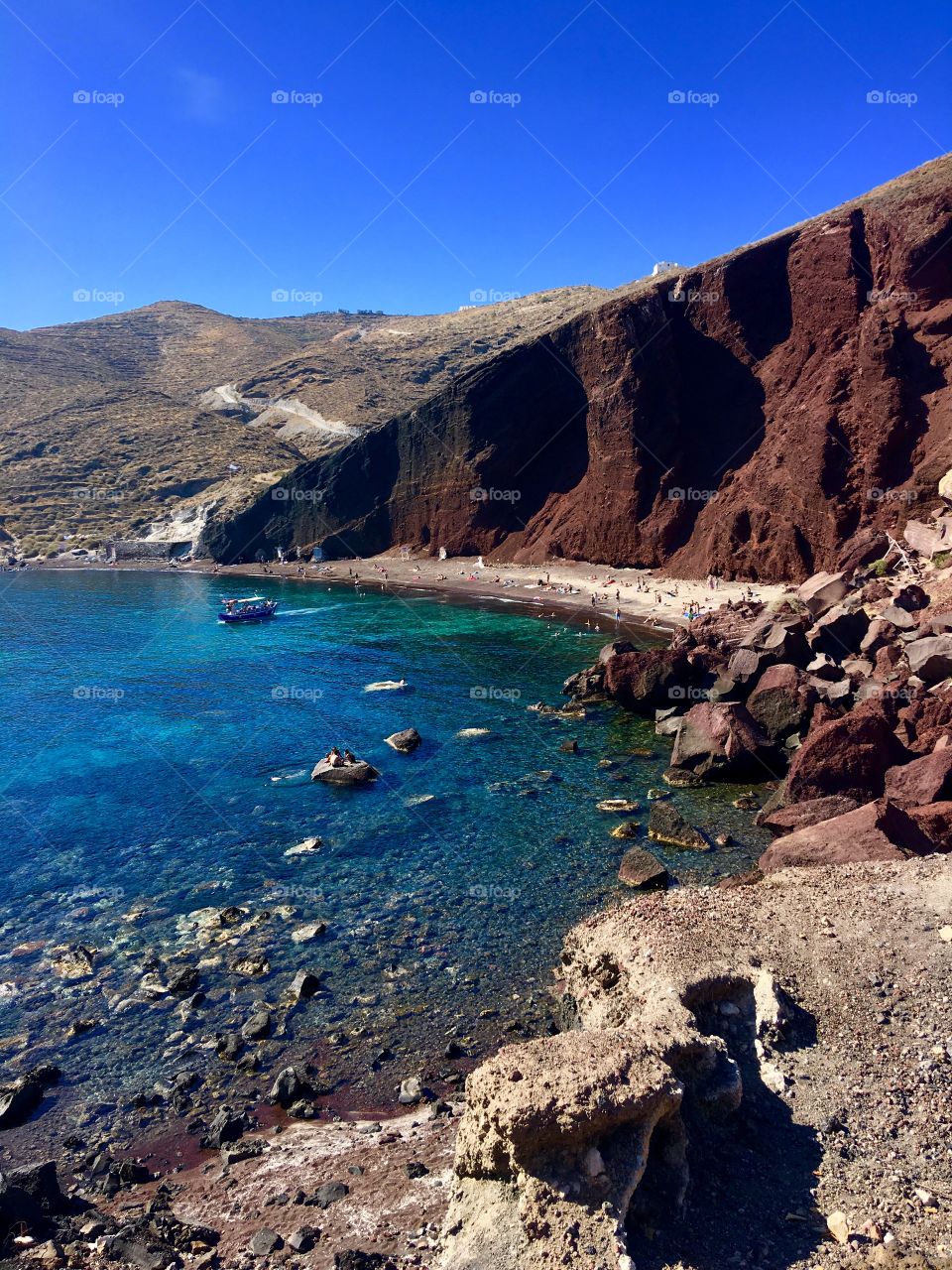 Arrival to the Beach