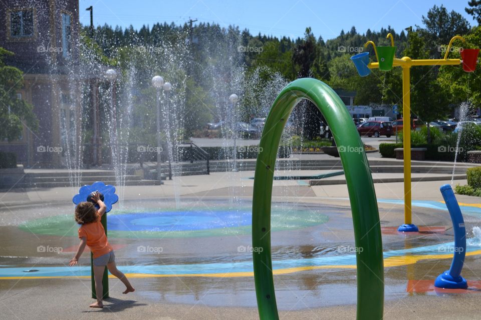 Splish! Splash! Water park fun. Water Park Summer Fun