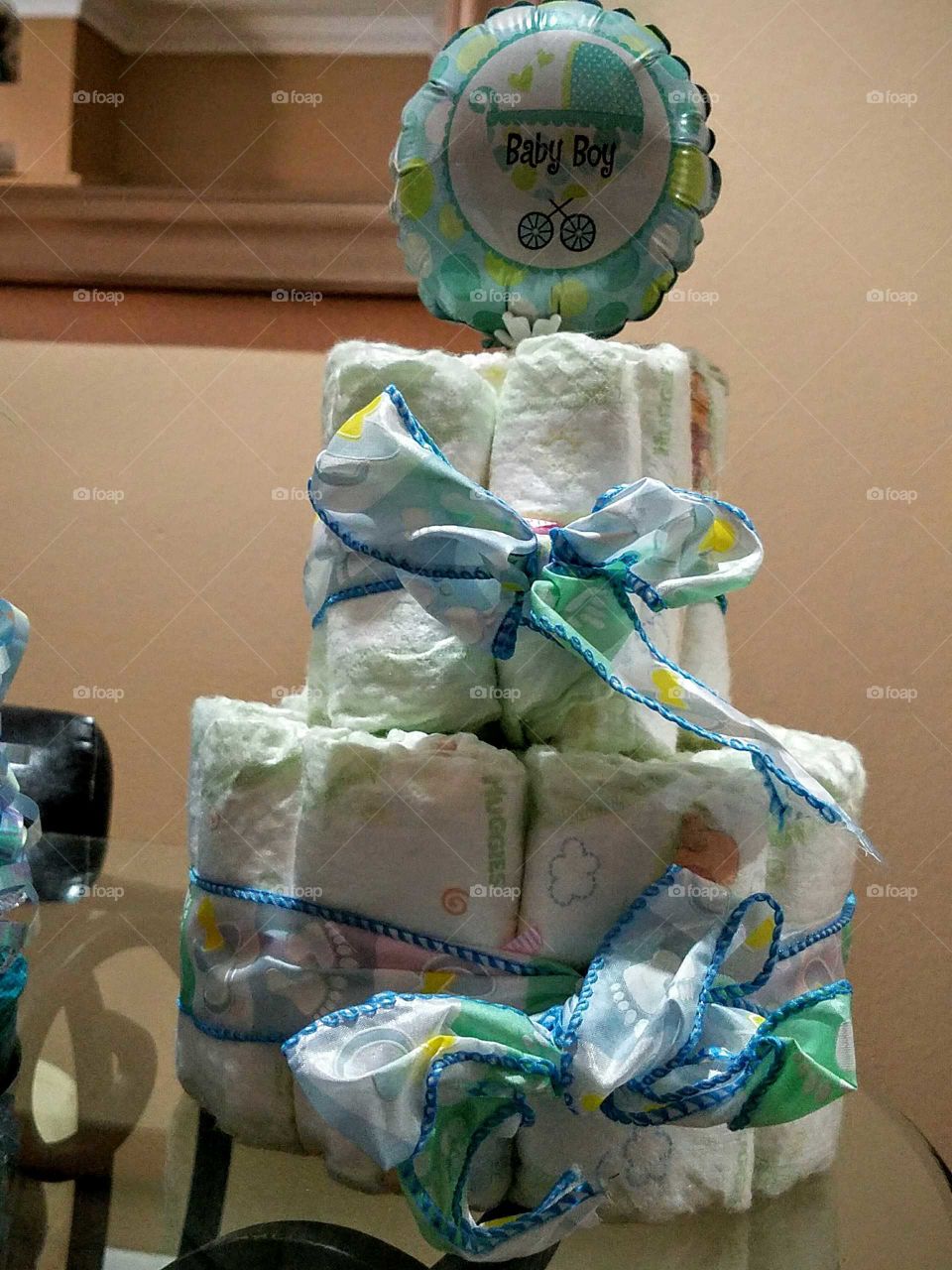 Baby shower Mini diaper cake
