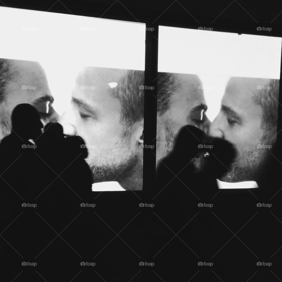 Gay kissing. Gay kissing