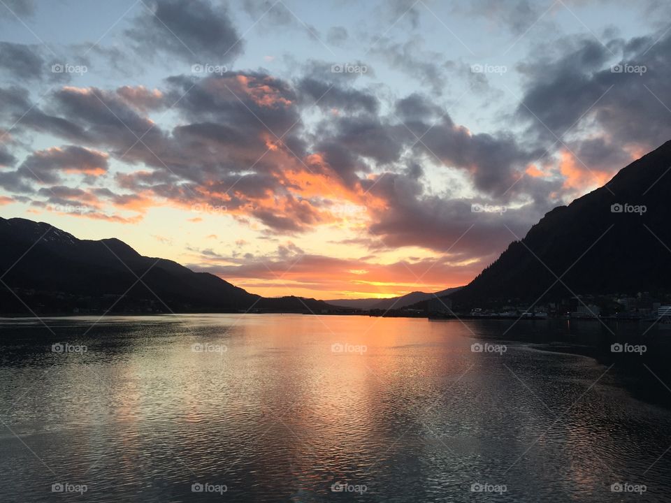 Juneau Alaska Sunset