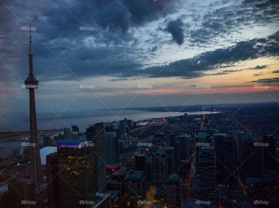 Toronto, Ontario at night