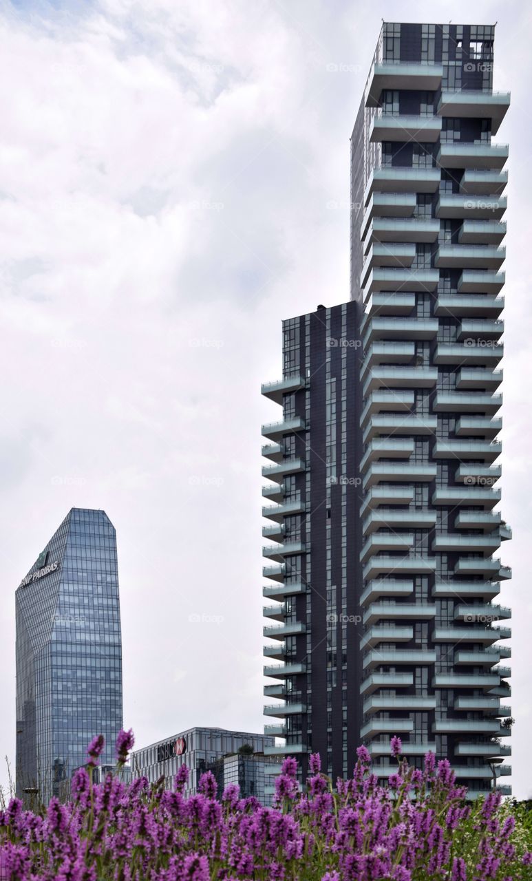 Modern architecture of Milan