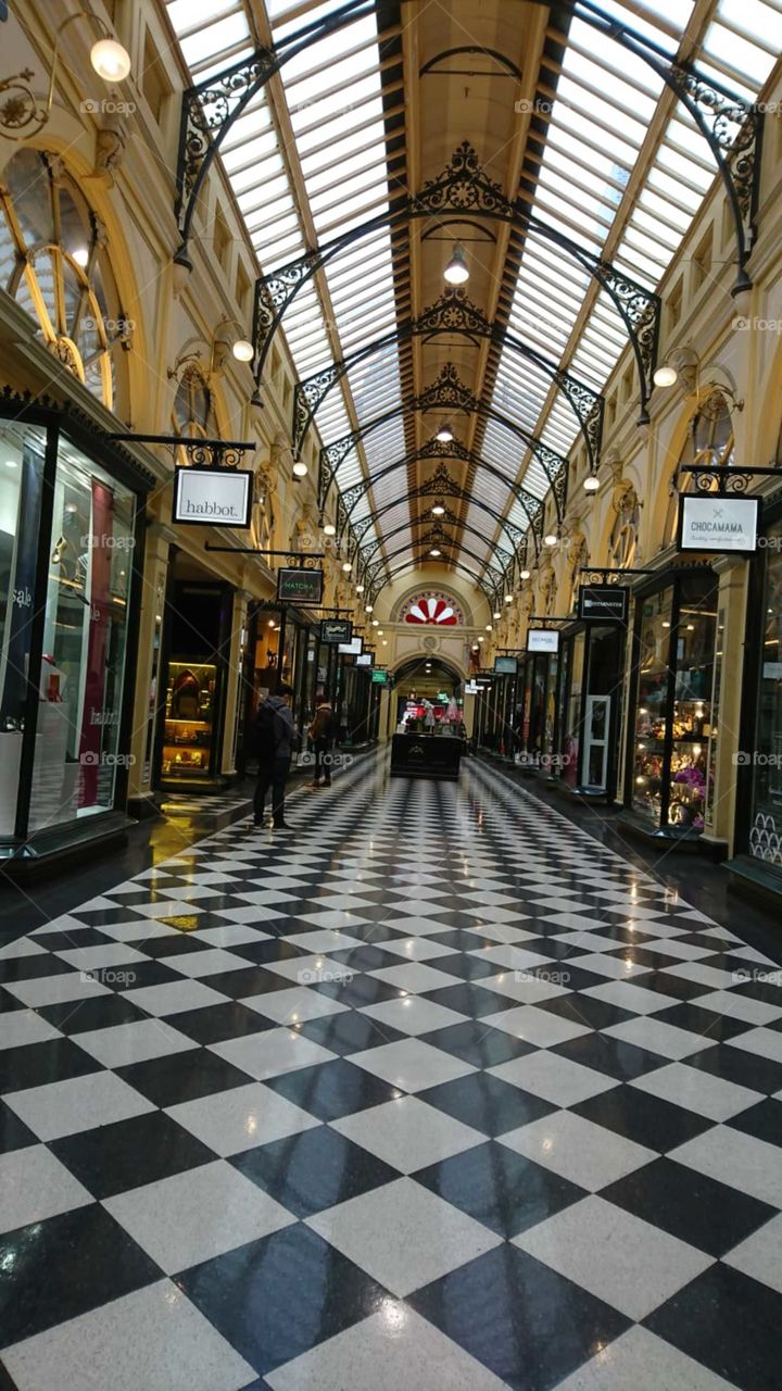 Street mall in Melbourne