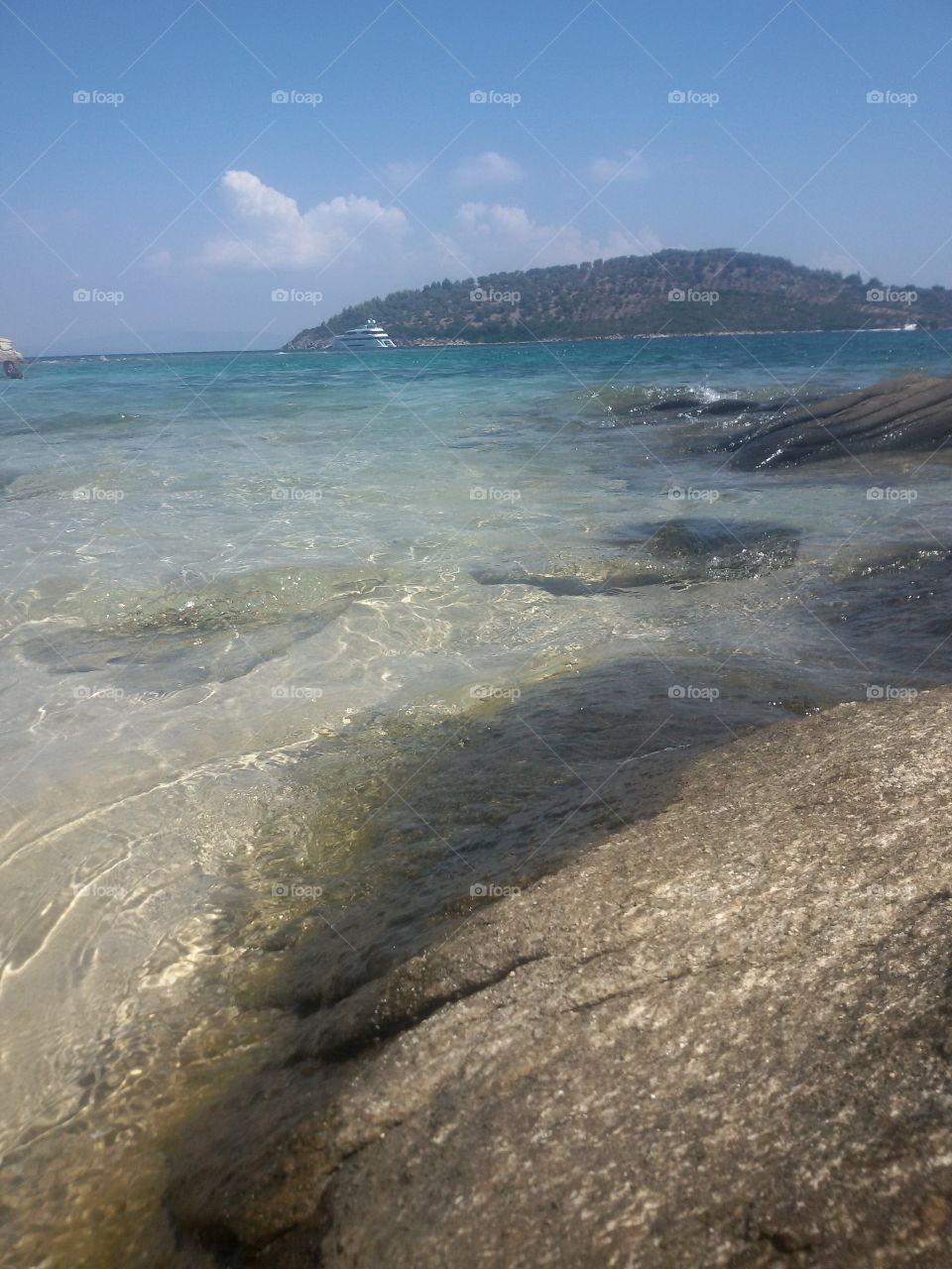 Sand beach in Greece