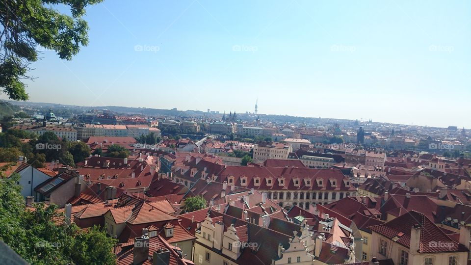 cityscape of Prague, Czech. republic
