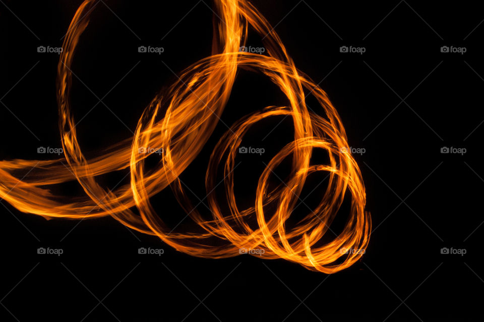 Spinning fire