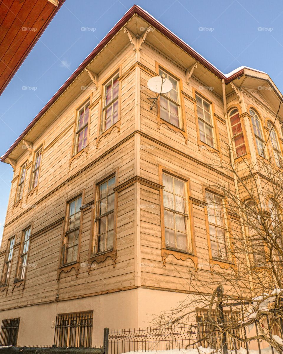 old wooden house