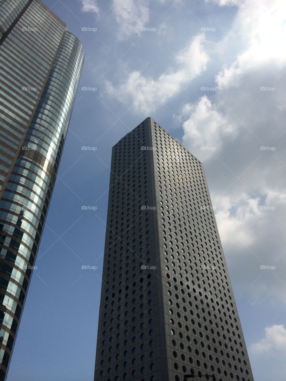 Hong Kong skyscrapers. Jardine building Hong Kong 