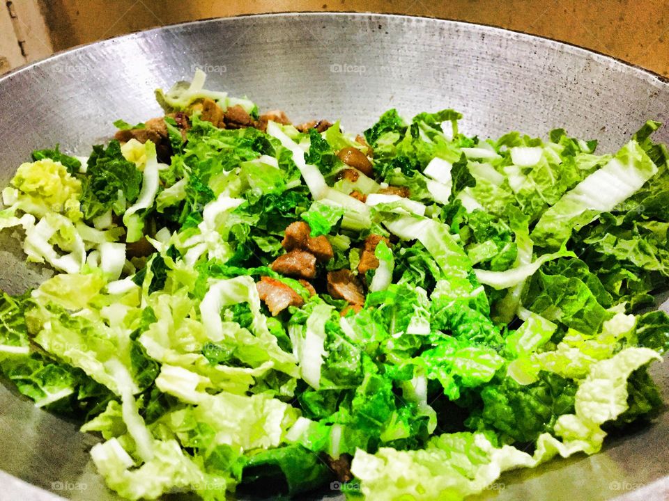 Cooking with our favorite vegetable dish with pork