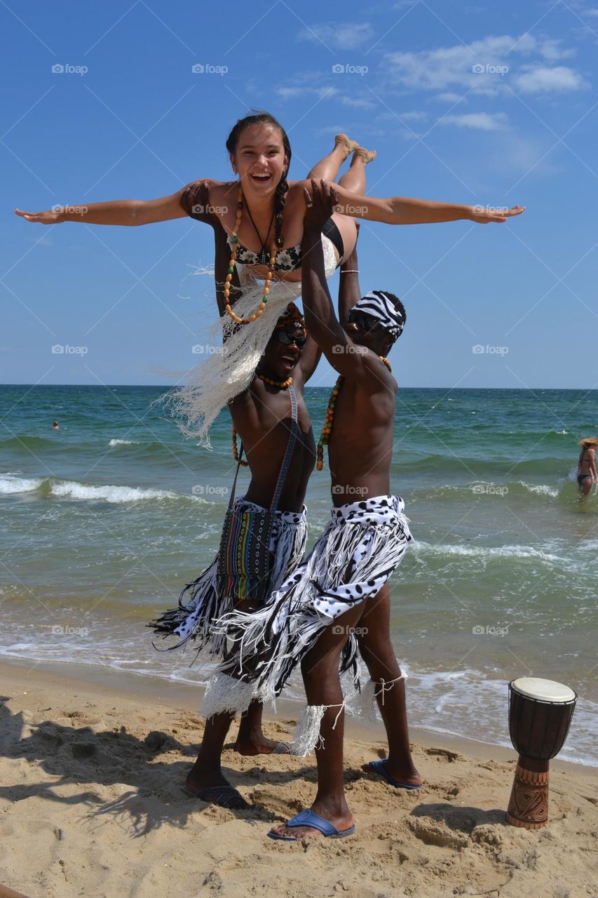 A costume for a party on the shore of the Black Sea