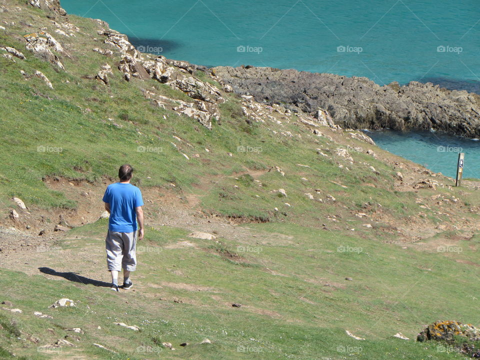 strolling the coast path