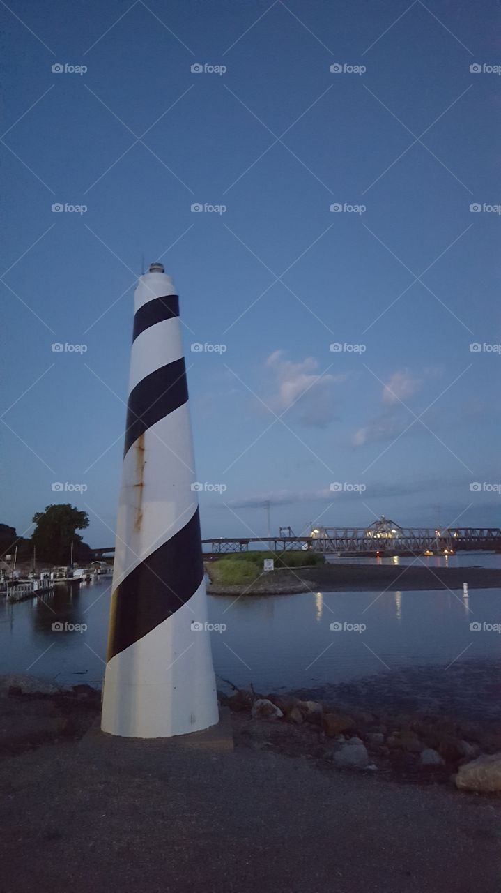 Summertime Boat harbor