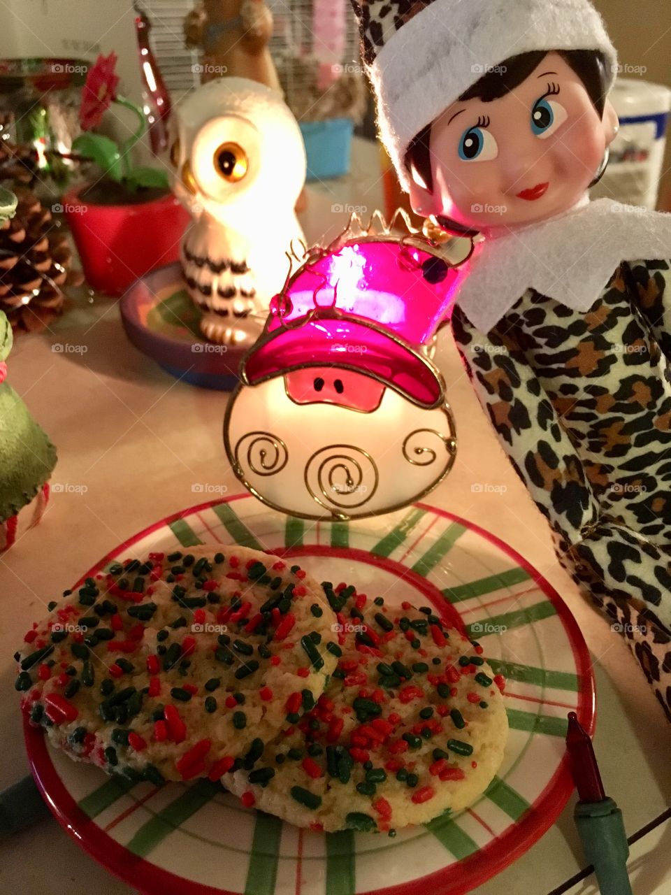 Leaving cookies for Santa 🎅