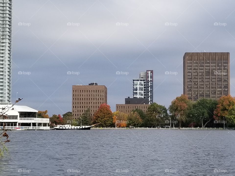 Dow's lake in city of Ottawa,  Canada
